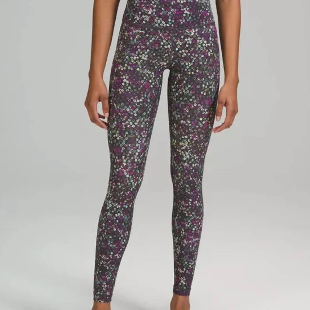 Lululemon Athletica - Wunder Under High Rise Legging - Fleur Motion Multi